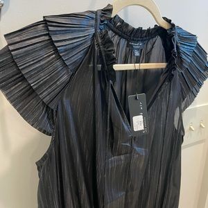 Brand new Current Air black/silver dress, M